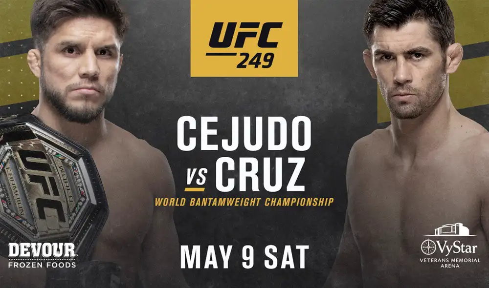 Henry Cejudo vs Dominick Cruz pelearán en UFC 249. Foto: UFC