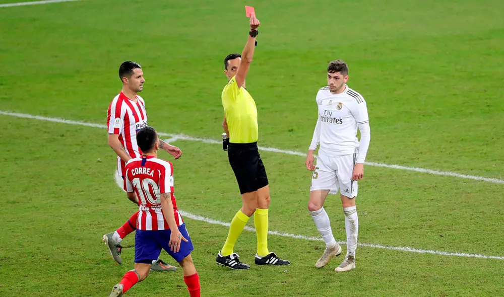 Diego Simeone defendió lo hecho por Federico Valverde en la final Real Madrid vs. Atlético de Madrid. | Foto: EFE Diego Simeone defendió lo hecho por Federico Valverde en la final Real Madrid vs. Atlético de Madrid. | Foto: EFE