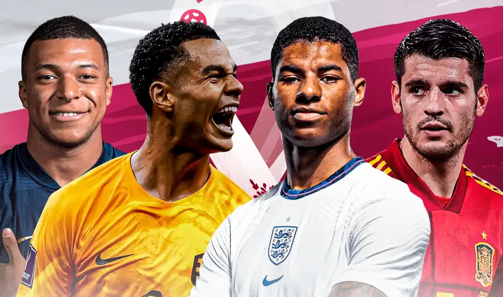 Los jugadores se perfilan a obtener el Balón de Oro que otorga la FIFA al goleador del mundial. Foto: composición Gerson Cardoso/EFE Los jugadores se perfilan a obtener el Balón de Oro que otorga la FIFA al goleador del mundial. Foto: composición Gerson Cardoso/EFE