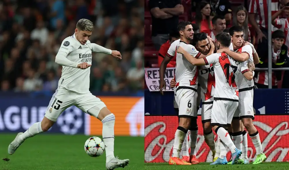 El último encuentro entre el Madrid y el Rayo terminó 1-0 a favor del cuadro de Ancelotti. Foto: Composición AFP El último encuentro entre el Madrid y el Rayo terminó 1-0 a favor del cuadro de Ancelotti. Foto: Composición AFP