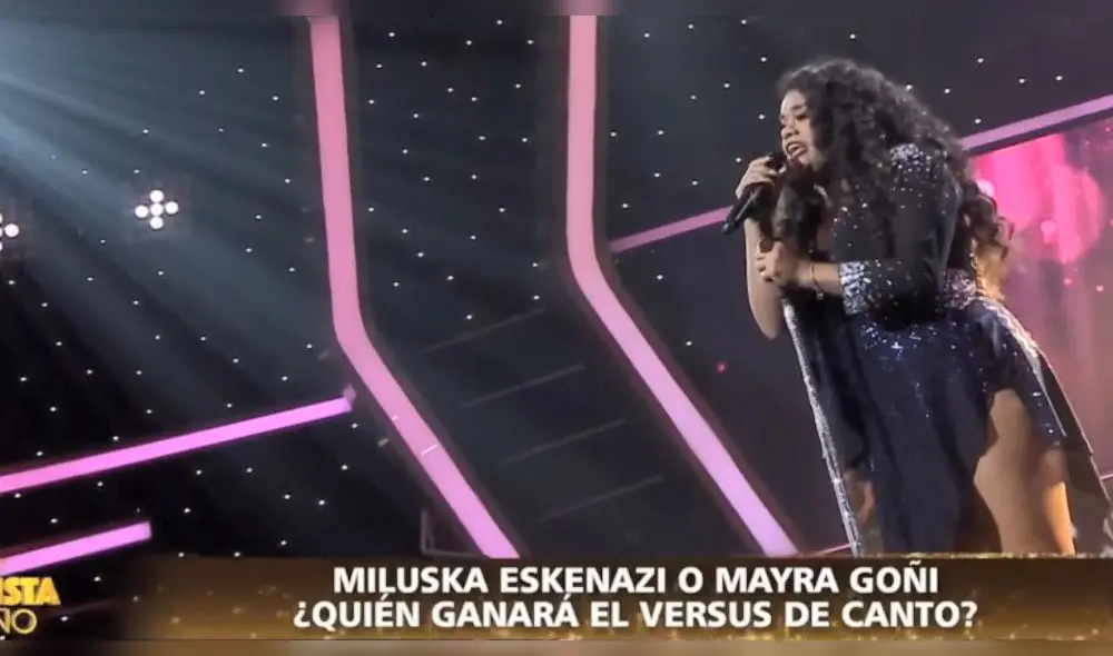 Miluska Eskenazi deja mensaje a Mayra Goñi tras enfrentarla en “El artista del año” Miluska Eskenazi deja mensaje a Mayra Goñi tras enfrentarla en “El artista del año”