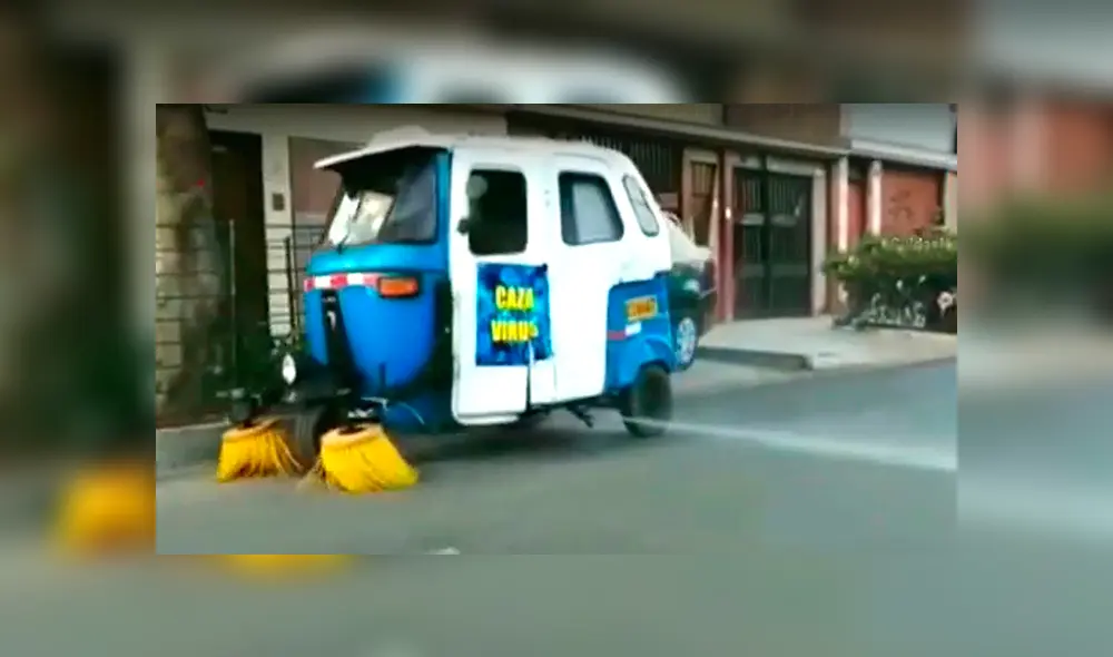 Toro Clean’, un mototaxi convertido en un vehículo de limpieza que arrasa con el coronavirus. Toro Clean’, un mototaxi convertido en un vehículo de limpieza que arrasa con el coronavirus.
