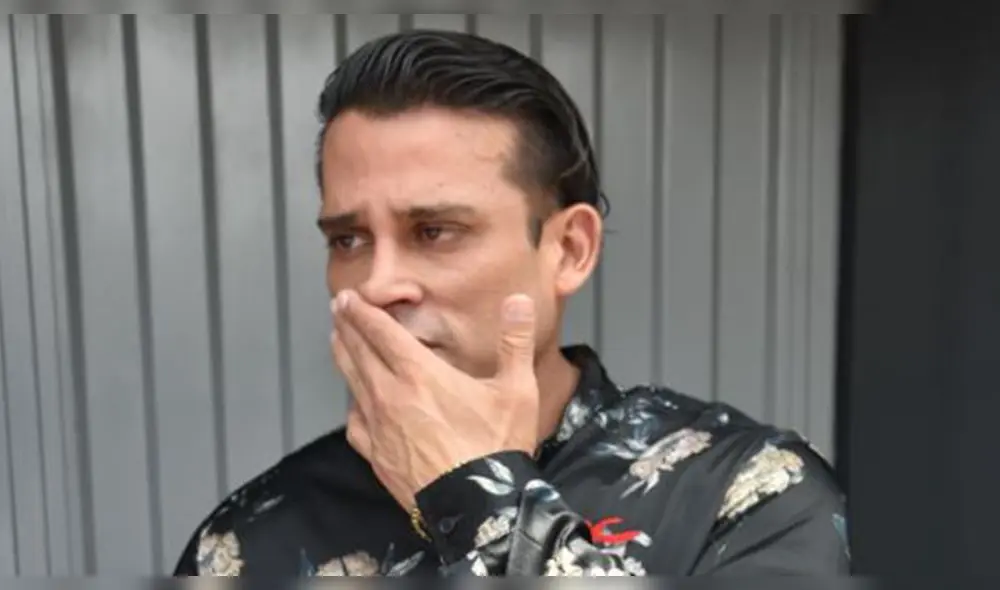 Christian Domínguez da la cara después de incumplir el aislamiento social. Foto: Archivo