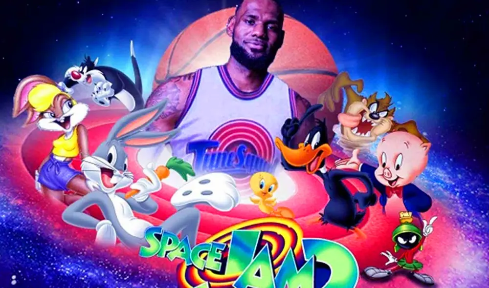 Space Jam 2: LeBron James fue el responsable de revelar el nuevo logo de la película. Foto: Warner Bros