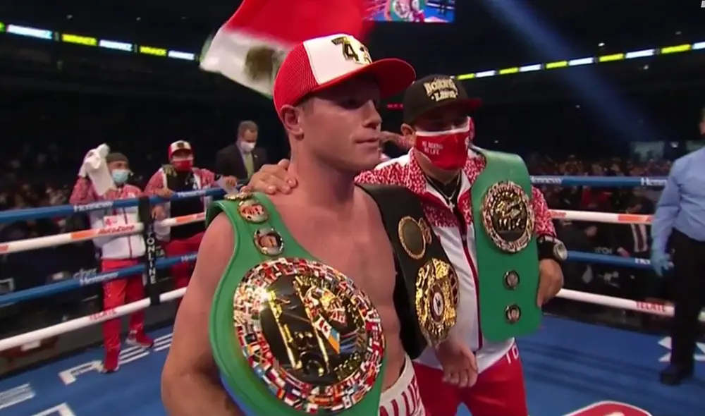 El mexicano unificó los títulos de la AMB y la CMB. Foto: captura Espn El mexicano unificó los títulos de la AMB y la CMB. Foto: captura Espn