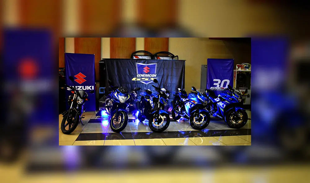 Suzuki presenta sus nuevos modelos de motos deportivas