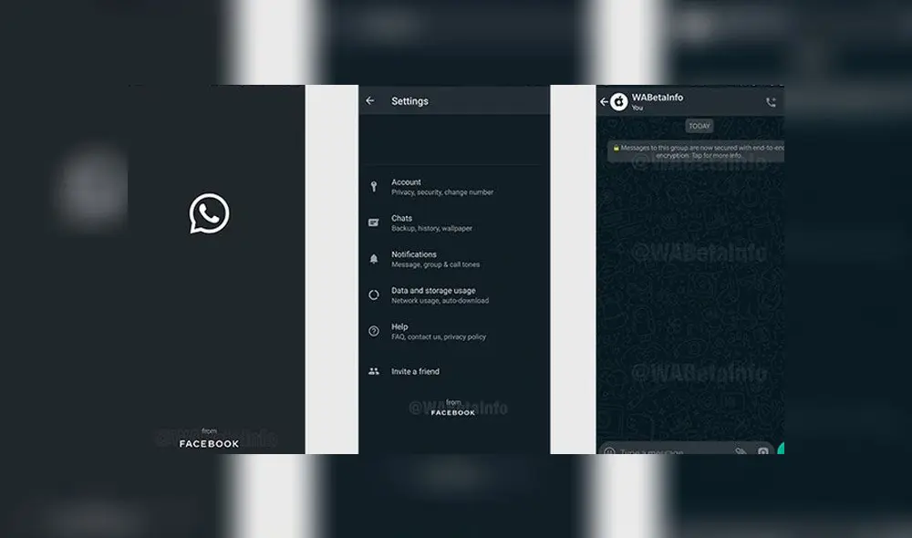 Cada vez falta menos para la llegada del 'modo oscuro' en WhatsApp, tanto en Android como en iOS.