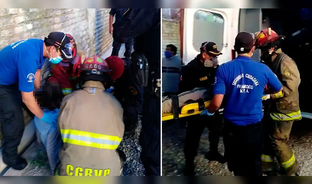 Menor fue trasladado al hospital Goyeneche.