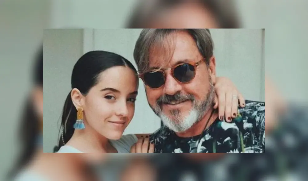 Evaluna y  su padre Ricardo  Montaner Foto: difusión.