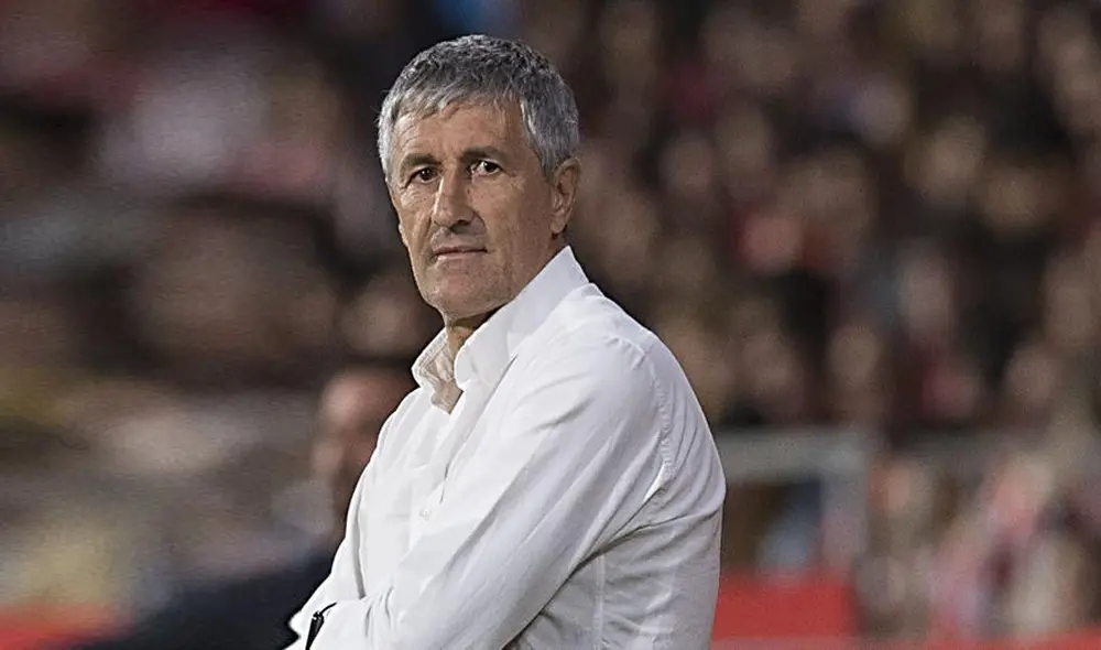 El objetivo de Quique Setién es ganar la Champions League.