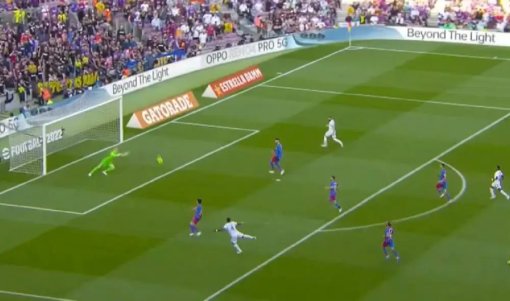 El austriaco anotó su primer gol en los clásicos españoles. Foto: captura/ESPN