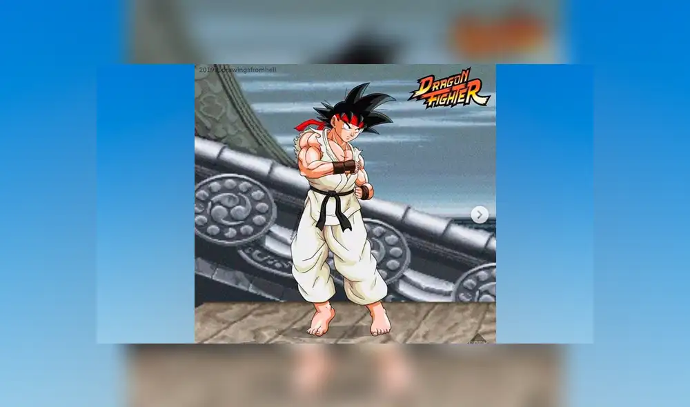 Goku y Ryu.