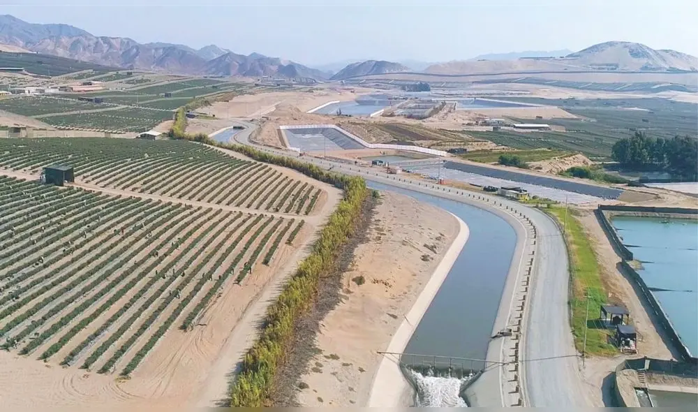 La I y II Etapa de Chavimochic ha logrado dinamizar la economía de La Libertad. Foto: Prensa Chavimochic