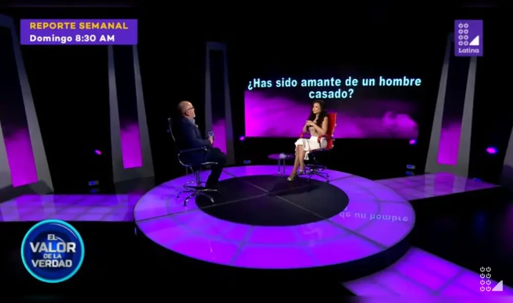 Janet Barboza en ‘El valor de la verdad’: “Fui amante de un hombre casado” [VIDEO]
