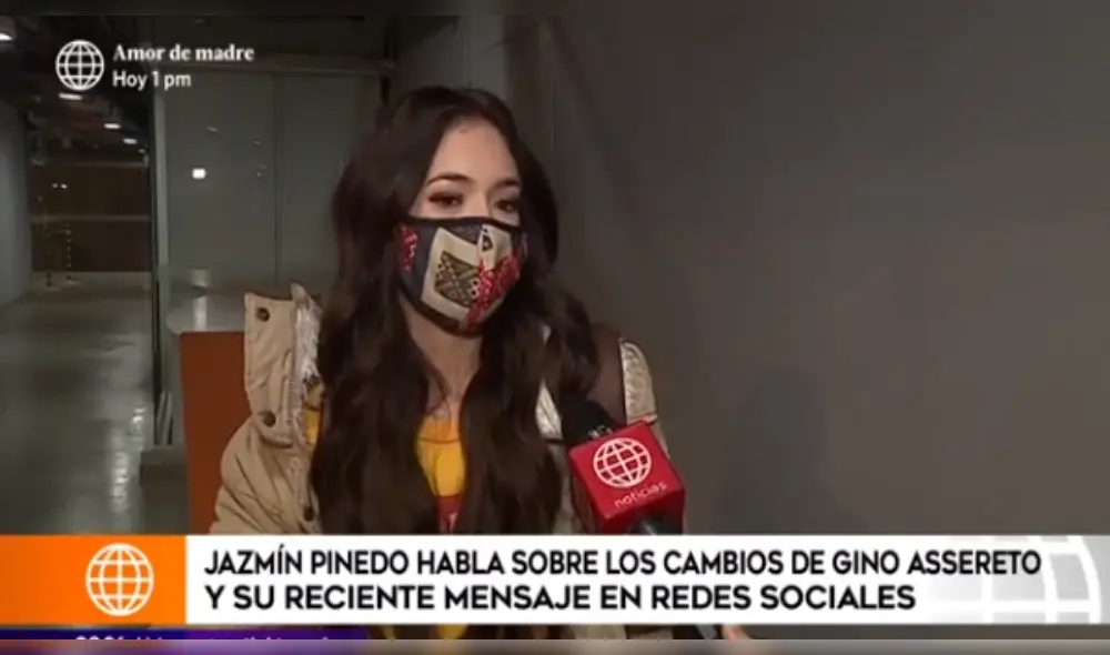Jazmín Pinedo se pronuncia sobre Gino Assereto y su polémico mensaje en Instragram tras ser vinculada con Jesús Neyra