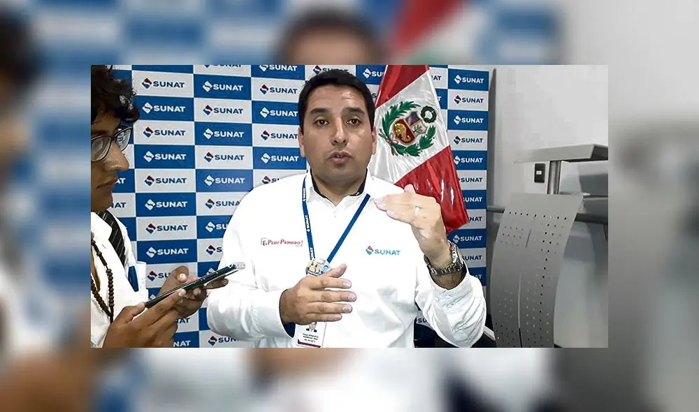 Impuestos. Intendente de Sunat, Paúl Rodríguez.