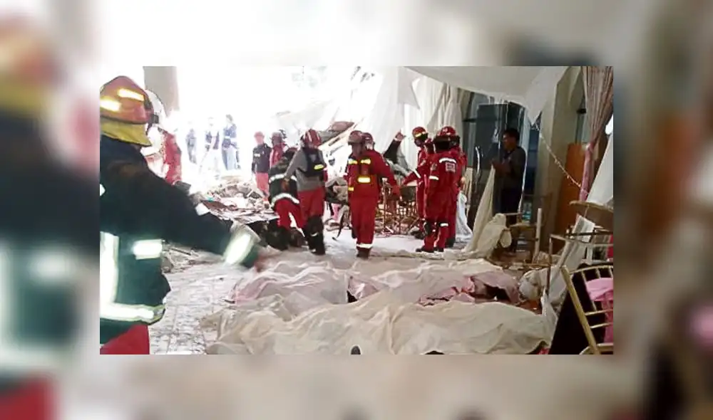 Boda acaba en tragedia: 15 mueren tras colapso de hotel en Apurímac