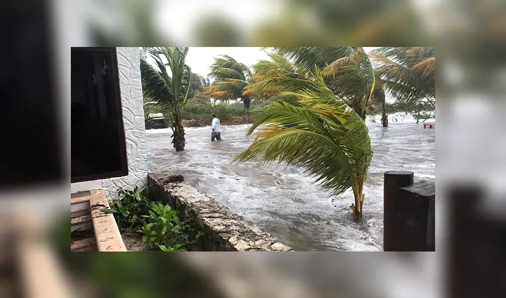 Video muestra la inundación de la Isla de Holbox tras el Frente Frío 