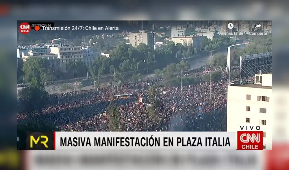 Protestas en Chile EN VIVO: Varios incidentes se registran en las provincias del país sureño [VIDEO]