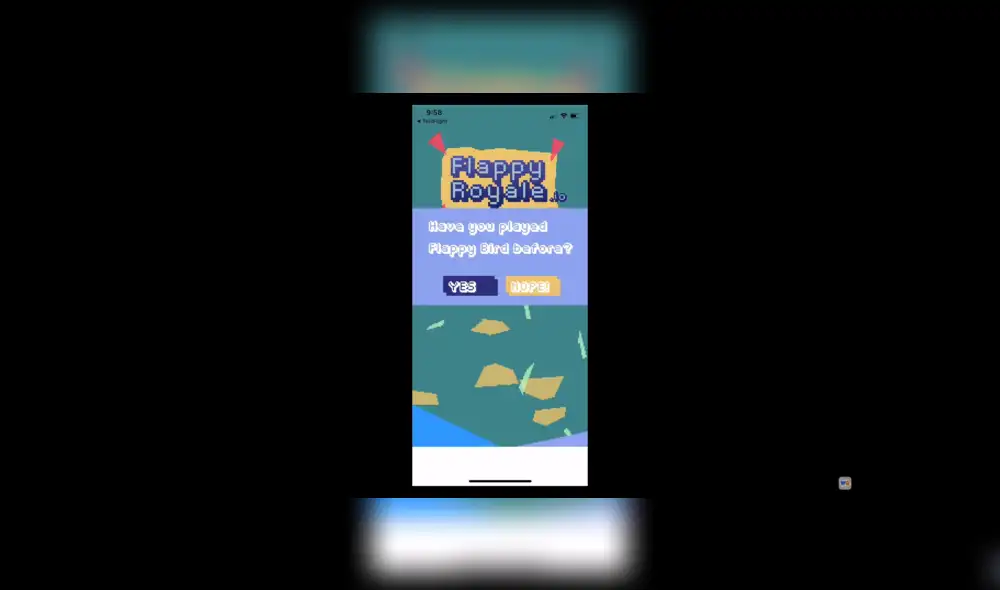 Flappy Royale: Flappy Bird contra 99 personas en una carrera a muerte.