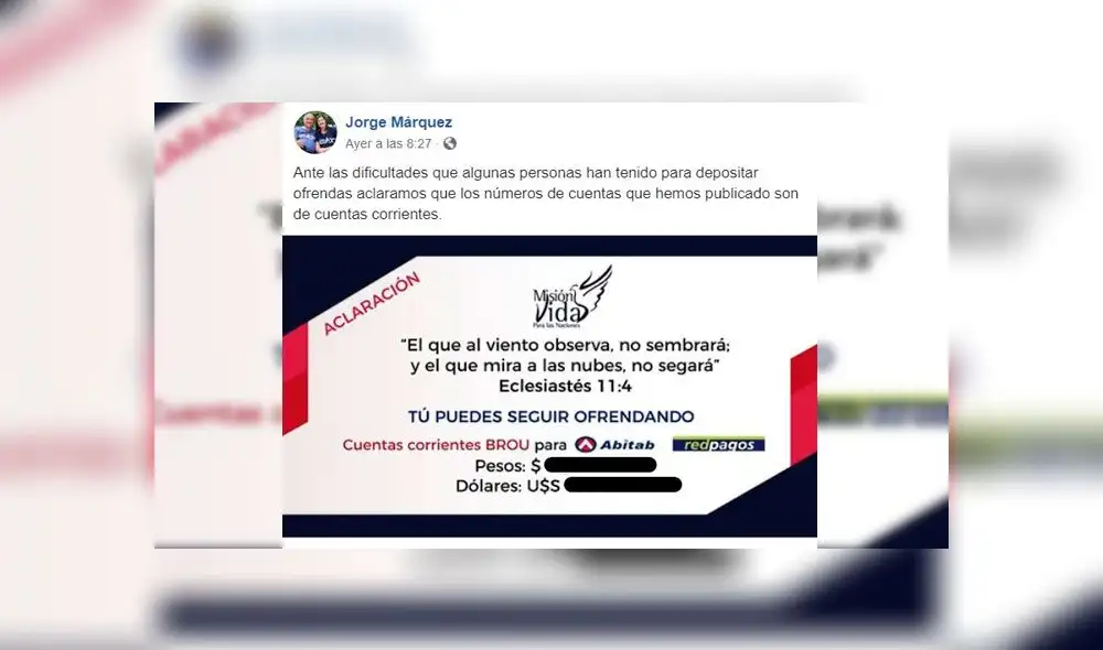 Pastor genera polémica por querer cobrar el diezmo a pesar de la expansión del coronavirus Pastor genera polémica por querer cobrar el diezmo a pesar de la expansión del coronavirus