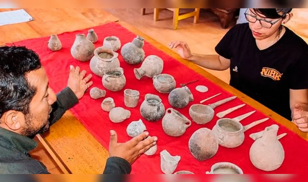 Restos arqueológicos fueron donados a comuna apurimeña.