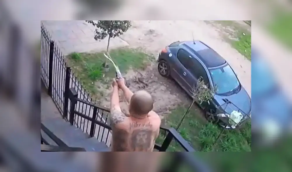 Hombre que disparó contra delincuentes. Hombre que disparó contra delincuentes.