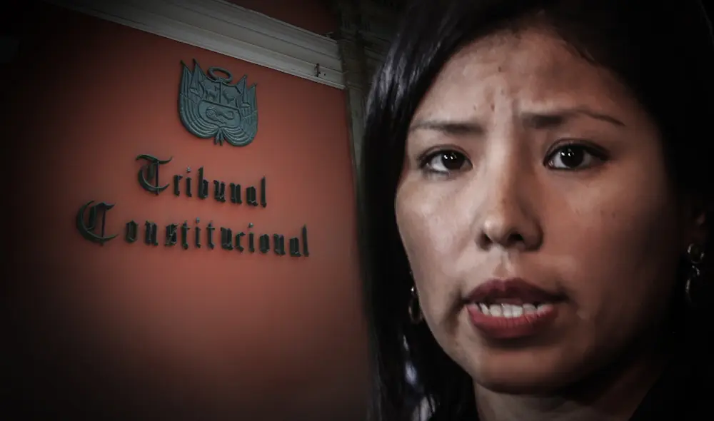 "No podemos permitir que se vuelva a épocas pasadas; en el país el fujimorismo ya buscó tomr el Tribunal Constitucional", señaló también Indira Huilca. Composición: La República.