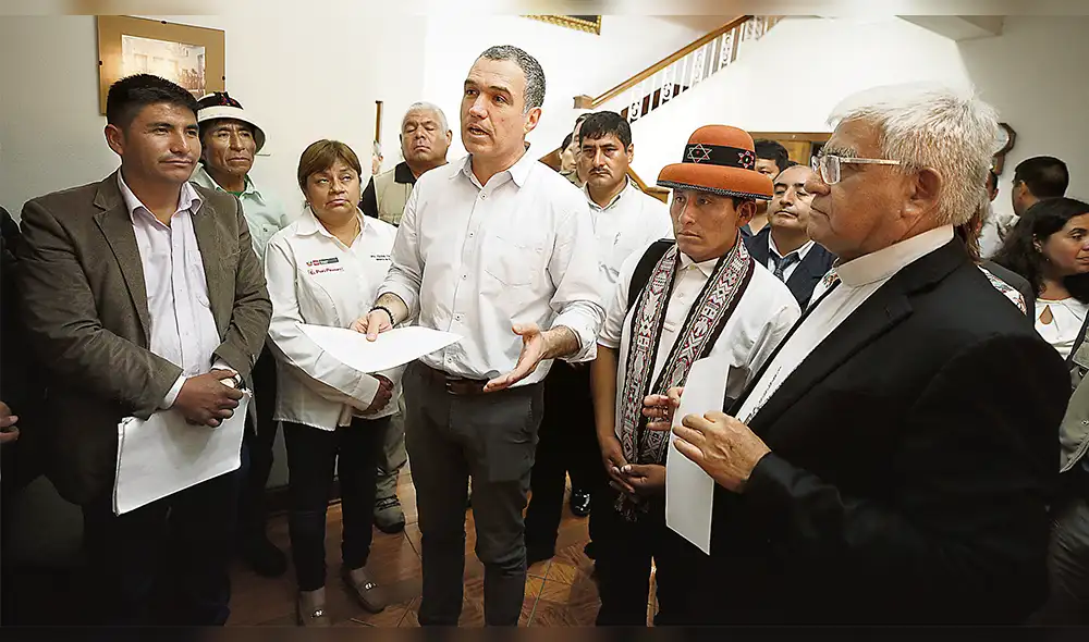 El Ejecutivo se reúne hoy con los comuneros en Las Bambas