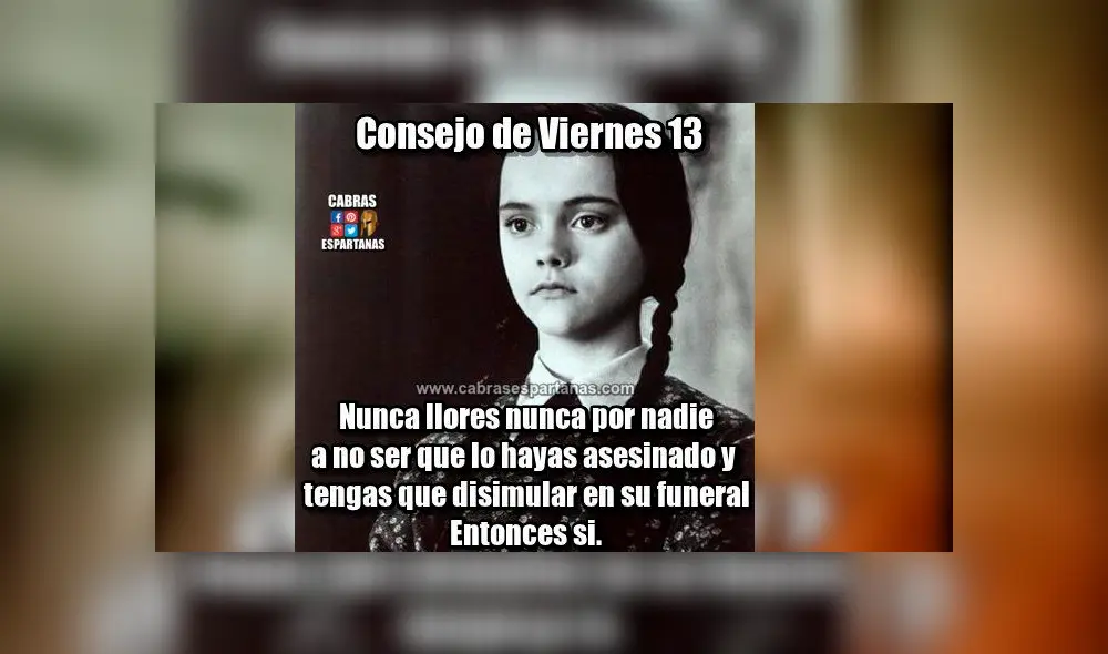 Hoy es viernes 13 y los usuarios no desaprovecharon la oportunidad para compartir divertidos memes que han desatado más de una carcajada en Facebook y Twitter