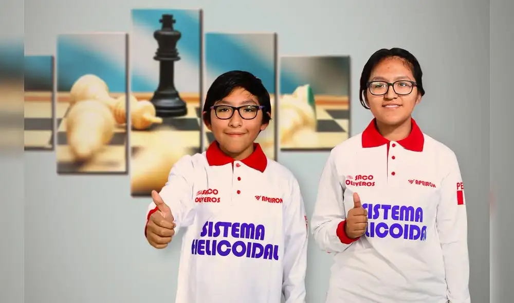 Escolares peruanos obtienen medallas de oro en torneo de ajedrez
