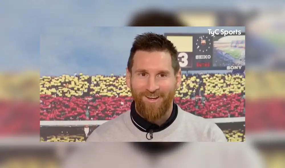 Lionel Messi se confesó en entrevista con TyC Sports. Foto: Captura Lionel Messi se confesó en entrevista con TyC Sports. Foto: Captura