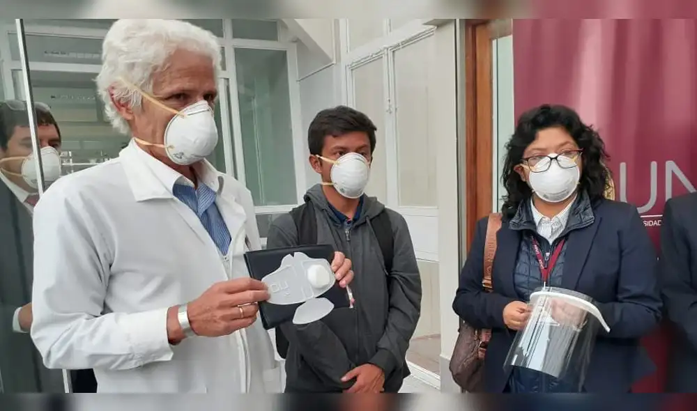 Docentes de universidad pública de Arequipa presentaron implementos de seguridad.