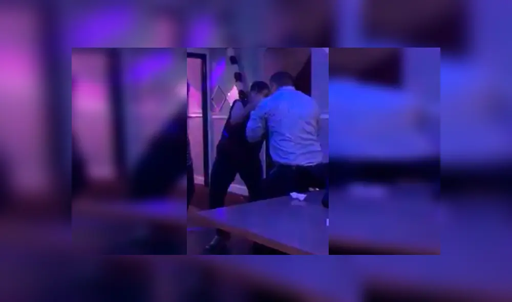 En Facebook, una pareja de esposos llamó la atención en una reunión por su curiosa coreografía. En Facebook, una pareja de esposos llamó la atención en una reunión por su curiosa coreografía.