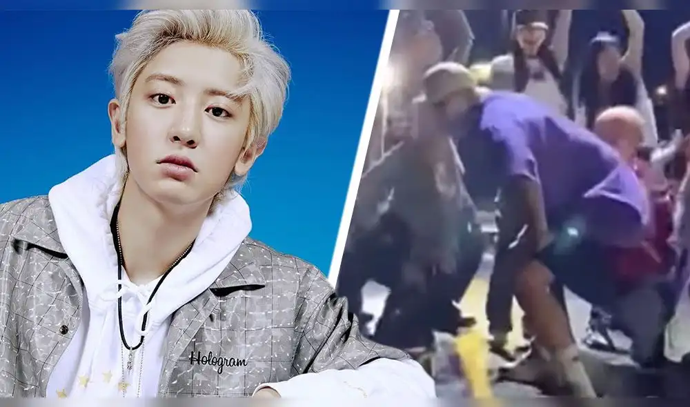 Chanyeol se atrevió a probar el twerking junto a las bailarinas de "On Me". Foto: composición