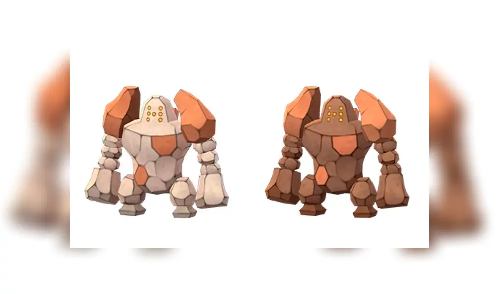 Captura a Regirock en su versión shiny antes del 4 de noviembre. Captura a Regirock en su versión shiny antes del 4 de noviembre.