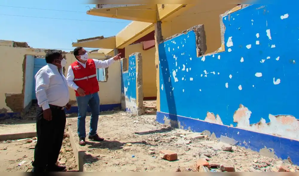 Reconstruirán colegio de Sasape en Íllimo Reconstruirán colegio de Sasape en Íllimo