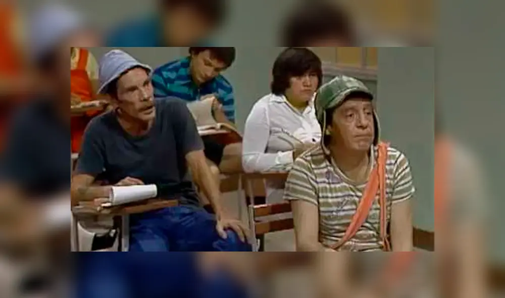 'Don Ramón' se convierte en profesor en El chavo del ocho.