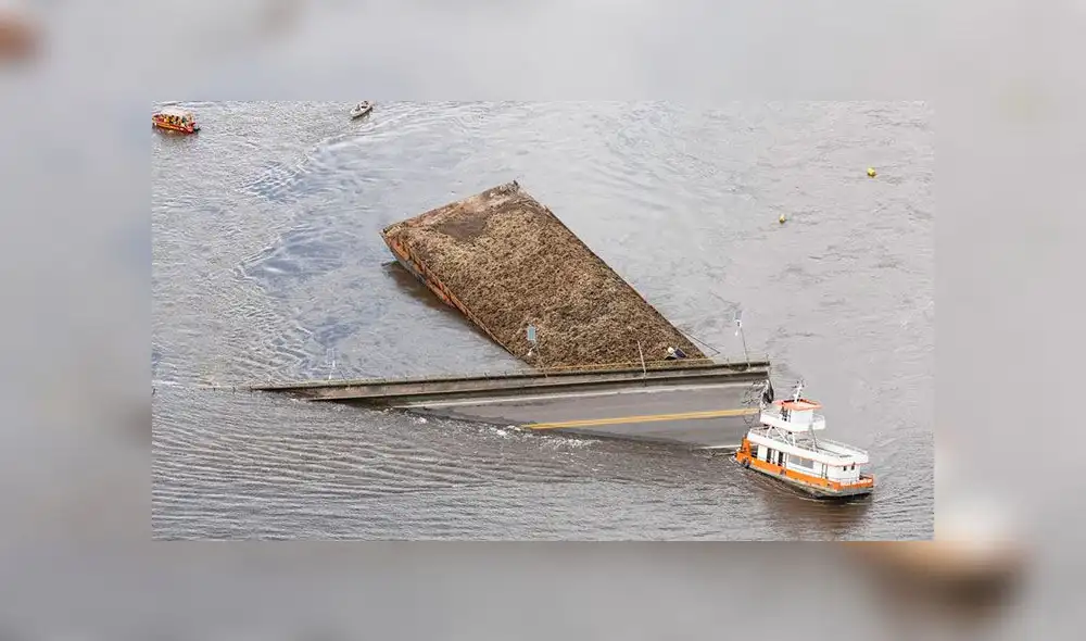 Tragedia en Brasil: embarcación se estrella contra puente y derrumba parte de este [VIDEO]