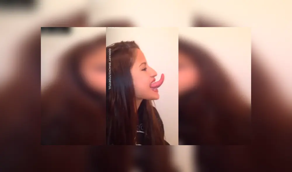 Facebook viral: Chica muestra lo larga que es su lengua y sorprende con insólito truco Facebook viral: Chica muestra lo larga que es su lengua y sorprende con insólito truco