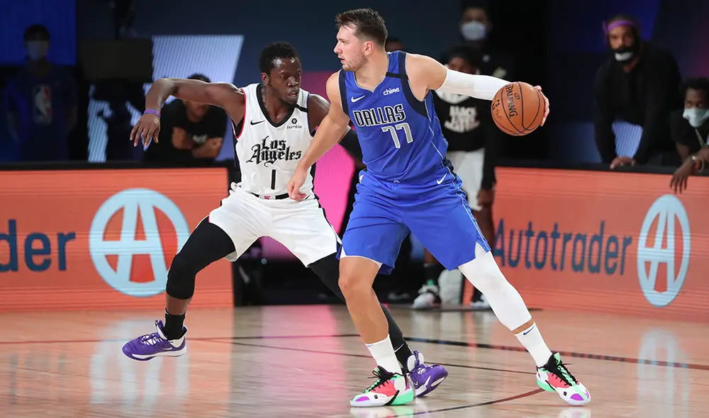 Clippers vs. Dallas EN VIVO por el Game 5 de los NBA Playoffs 2020. Créditos: AFP