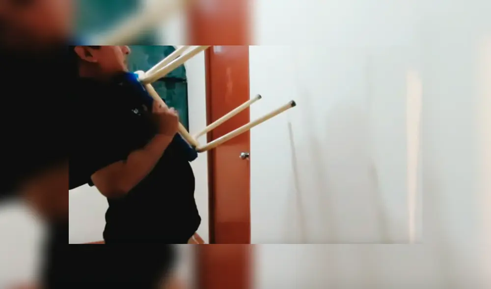 Desliza para ver el desenlace de este video que se viralizó en Facebook. Foto: Captura.