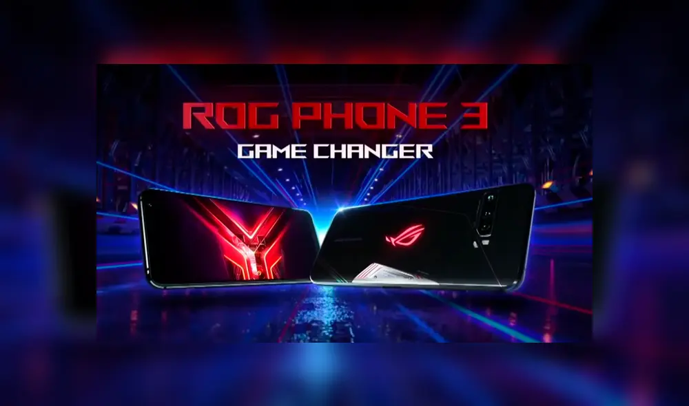 ASUS presentó sus nuevos smartphones gamer ROG Phone 3. Foto: ASUS. ASUS presentó sus nuevos smartphones gamer ROG Phone 3. Foto: ASUS.