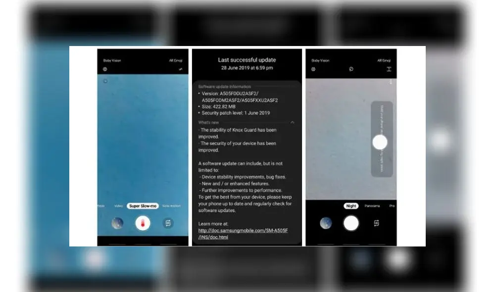 Con este modo el teléfono es capaz de captar mucha luz de cualquier escena nocturna, Con este modo el teléfono es capaz de captar mucha luz de cualquier escena nocturna,