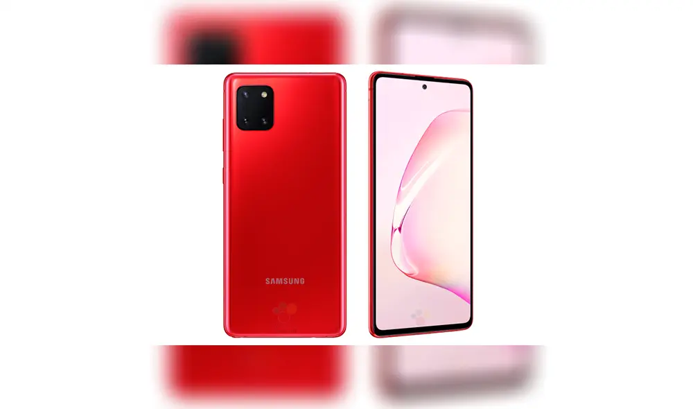 Imágenes filtradas del Samsung Galaxy Note 10 Lite. | Fuente: WinFuture