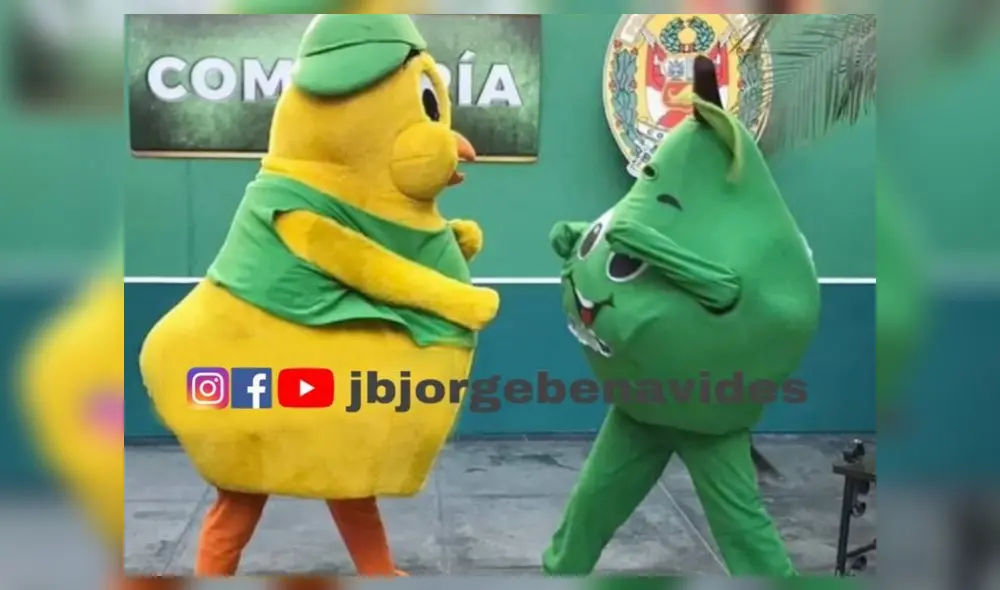 Palta emocionada 'se pelea' con pollo de Pio's Chicken en Wasap de JB. Foto: Captura.