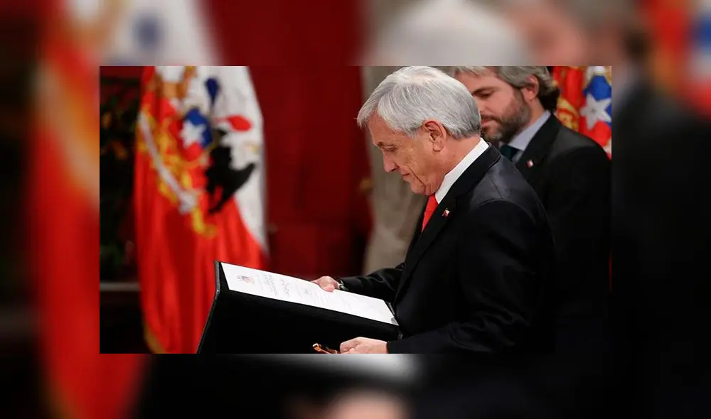 Piñera intentaba aplicar una reforma tributaria que favorecía a los más pudientes. Foto: EFE