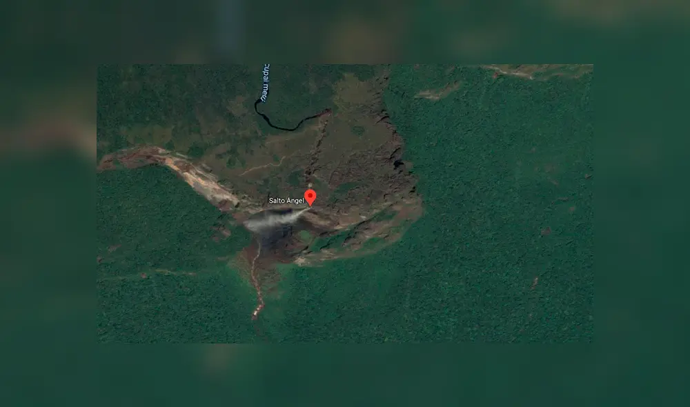 Desliza las imágenes para ver cómo luce realmente las famosas ‘Cataratas del paraíso’ de la película Up! Fotocapturas: Google Maps.