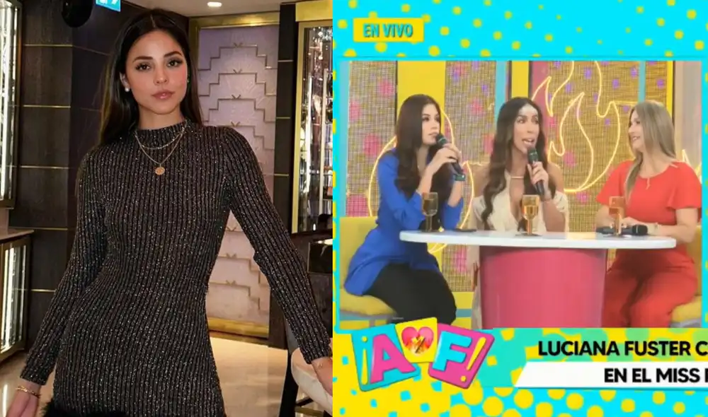 Luciana Fuster estará en el certamen del Miss Perú 2023. Foto: composición LR/ @lucianafuster/Instagram/ captura de Willax TV Luciana Fuster estará en el certamen del Miss Perú 2023. Foto: composición LR/ @lucianafuster/Instagram/ captura de Willax TV