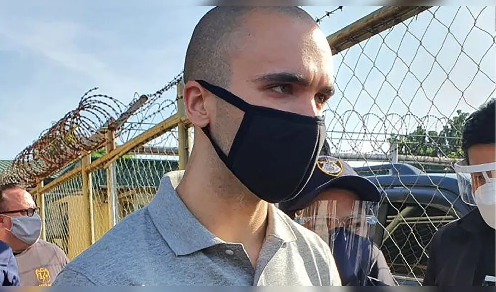 Joseph Scott Pemberton, condenado por matar a una mujer transgénero e indultado por presidente filipino. Foto: AFP.